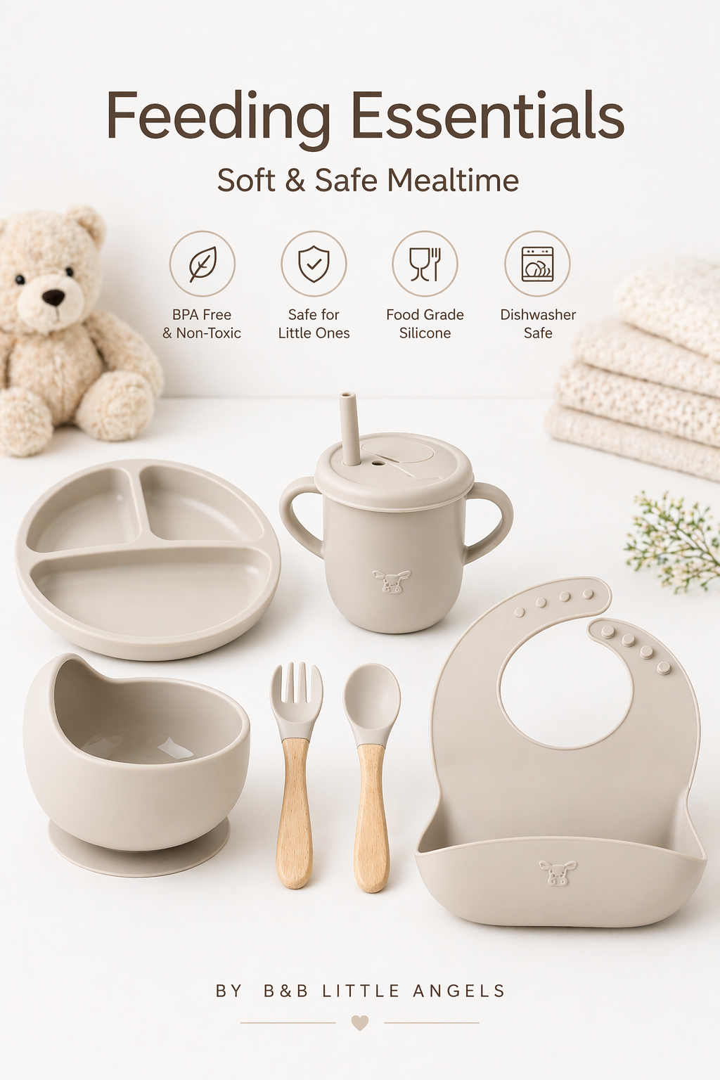Feeding Essentials – Soft & Safe Mealtim