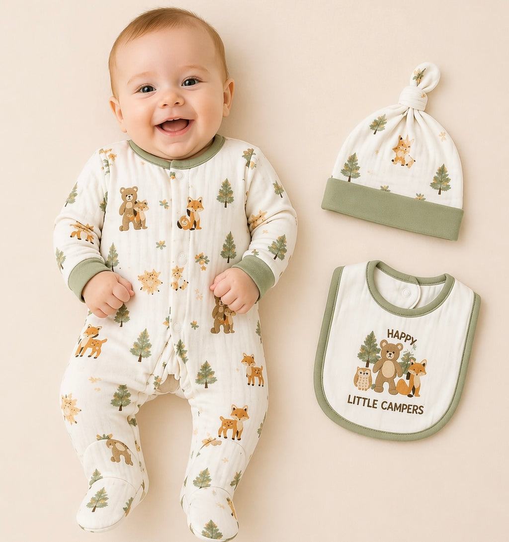 B&B Little Angels Essentials Set (3-Piece Baby Set)