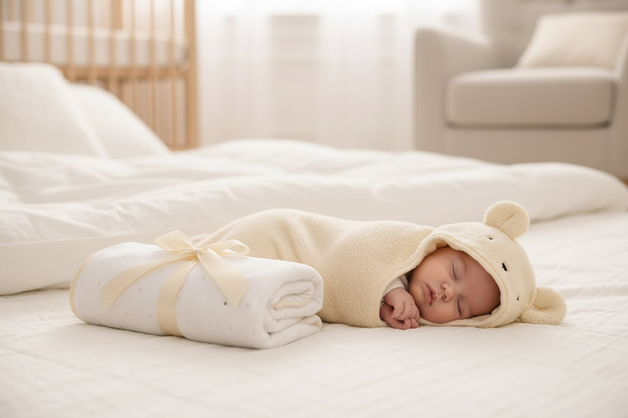 B&B Little Angels Luxury Baby Blanket Gift Set