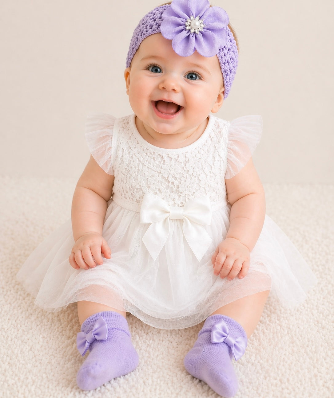 B&B Little Angels Headband & Socks Set – Blossom Style