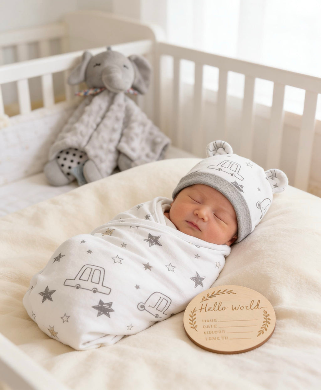 B&B Little Angels™ Neutral Baby Gift Box – Premium Newborn Essentials & Keepsakes Set