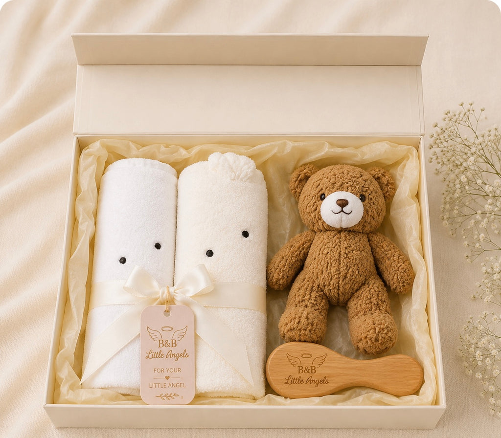 B&B Little Angels™ 🤍 Little Bear Bath & Comfort Gift Box