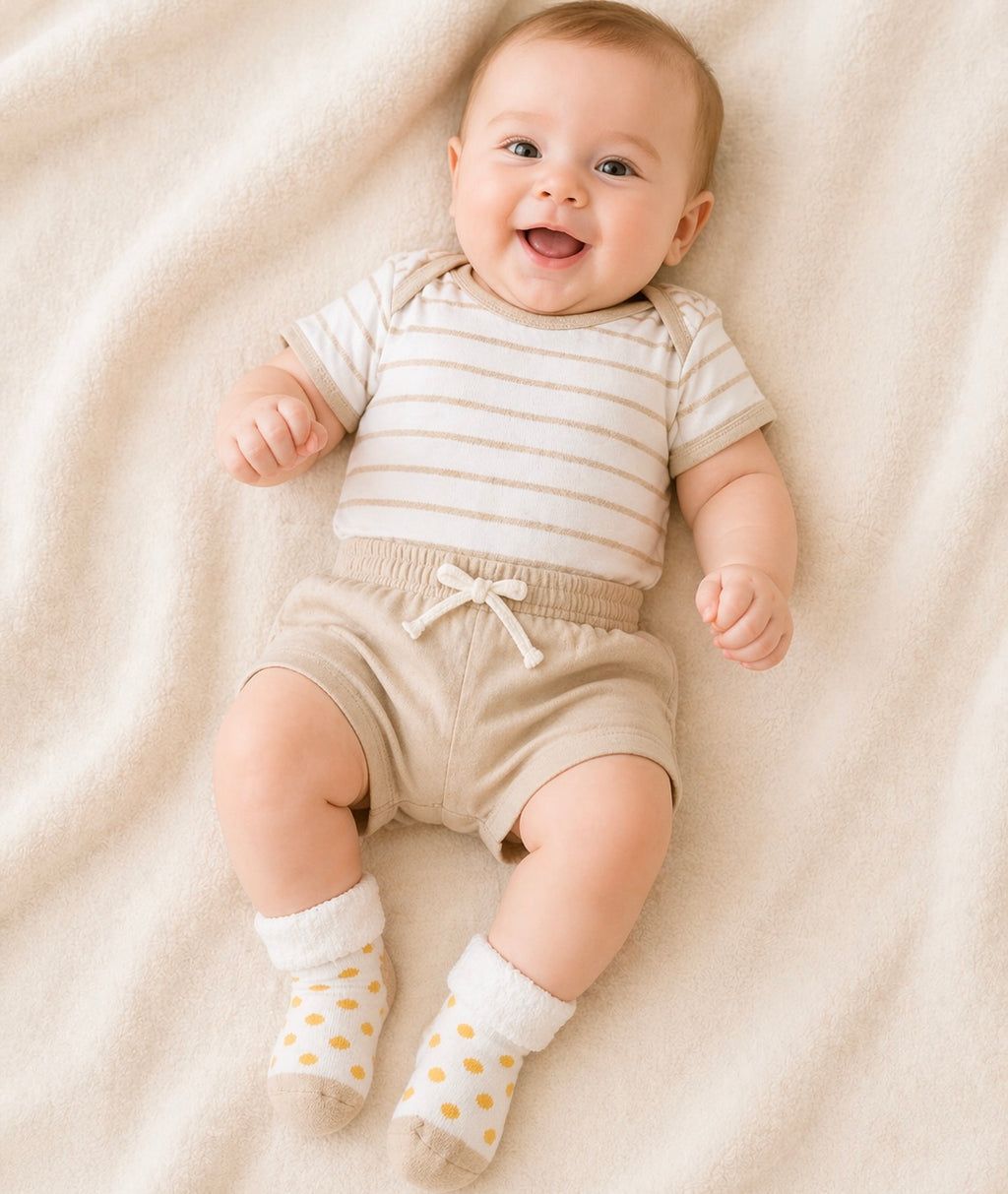 B&B Little Angels Baby Socks Set – Soft Cotton Essentials (5-Pack)