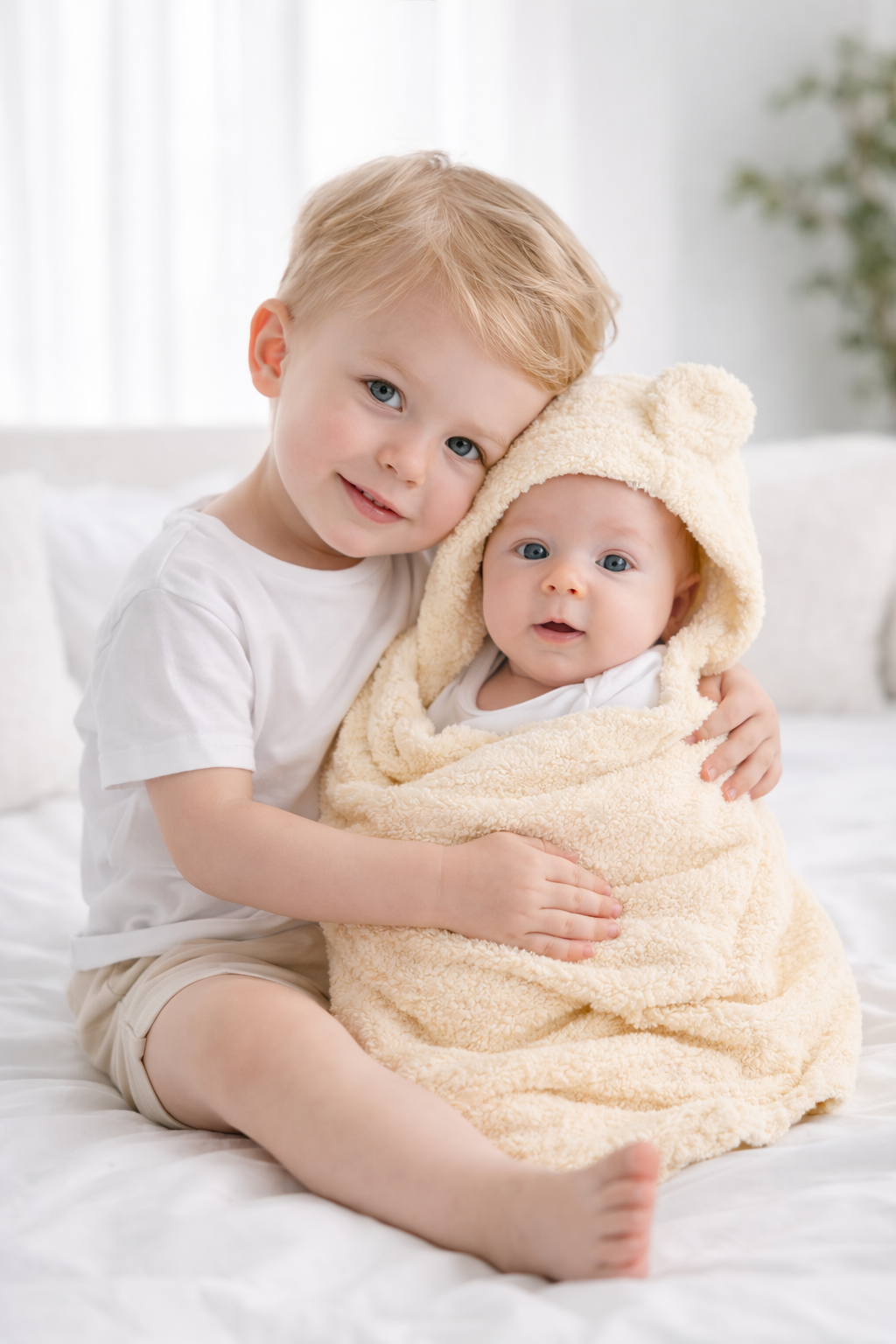 B&B Little Angels Luxury Baby Blanket Gift Set