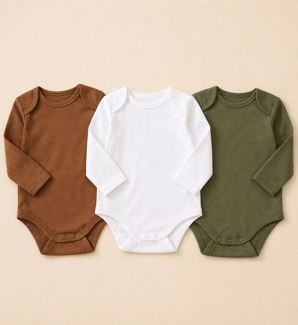 ✨ B&B Little Angels 3-Piece Essential Bodysuit Set