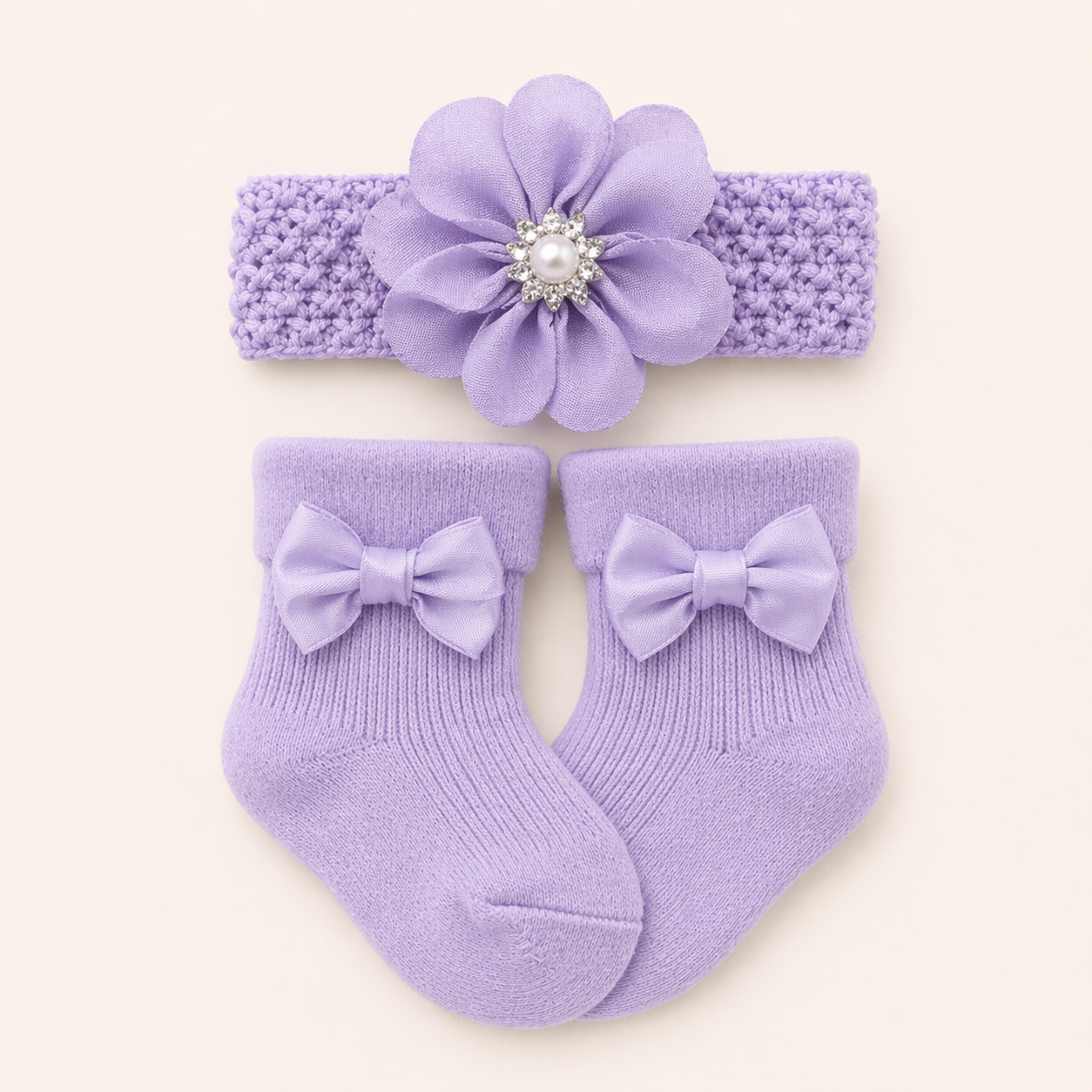B&B Little Angels Headband & Socks Set – Blossom Style
