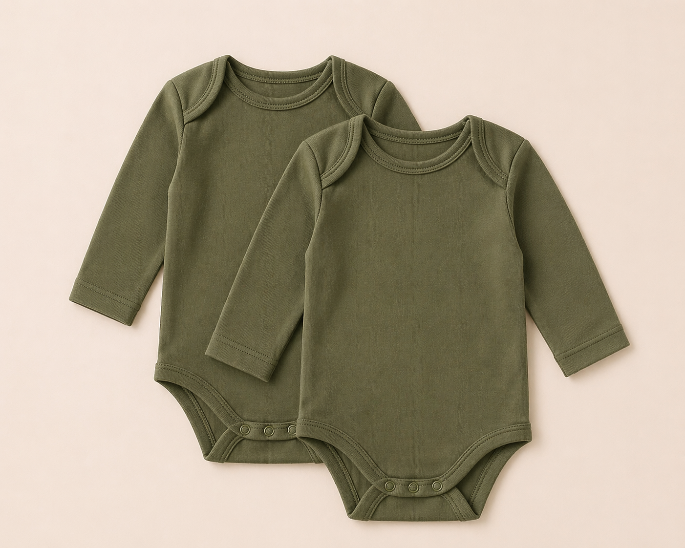 B&B Little Angels 2-Pack Baby Bodysuits – Soft Cotton Onesies