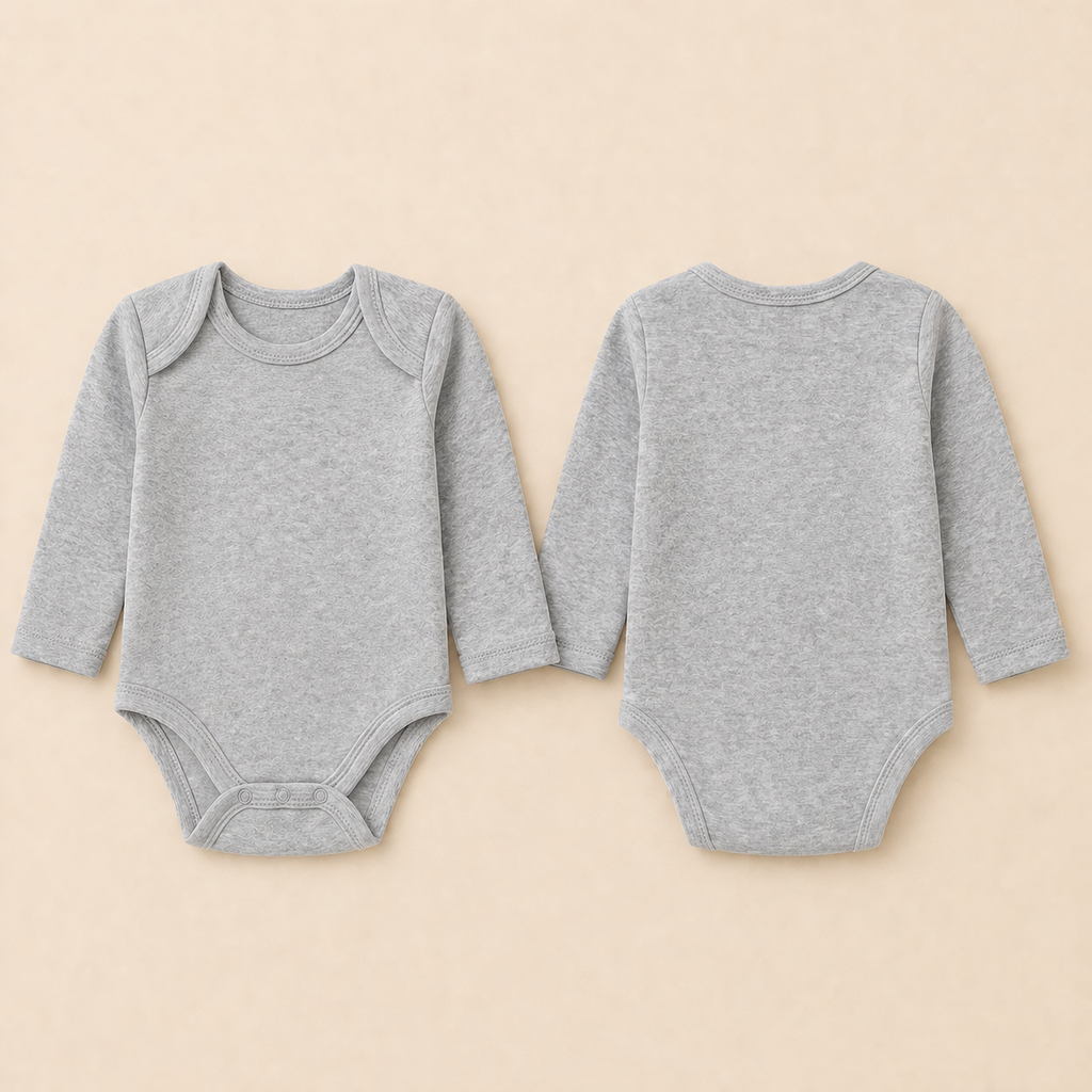 B&B Little Angels 2-Pack Baby Bodysuits – Soft Cotton Onesies