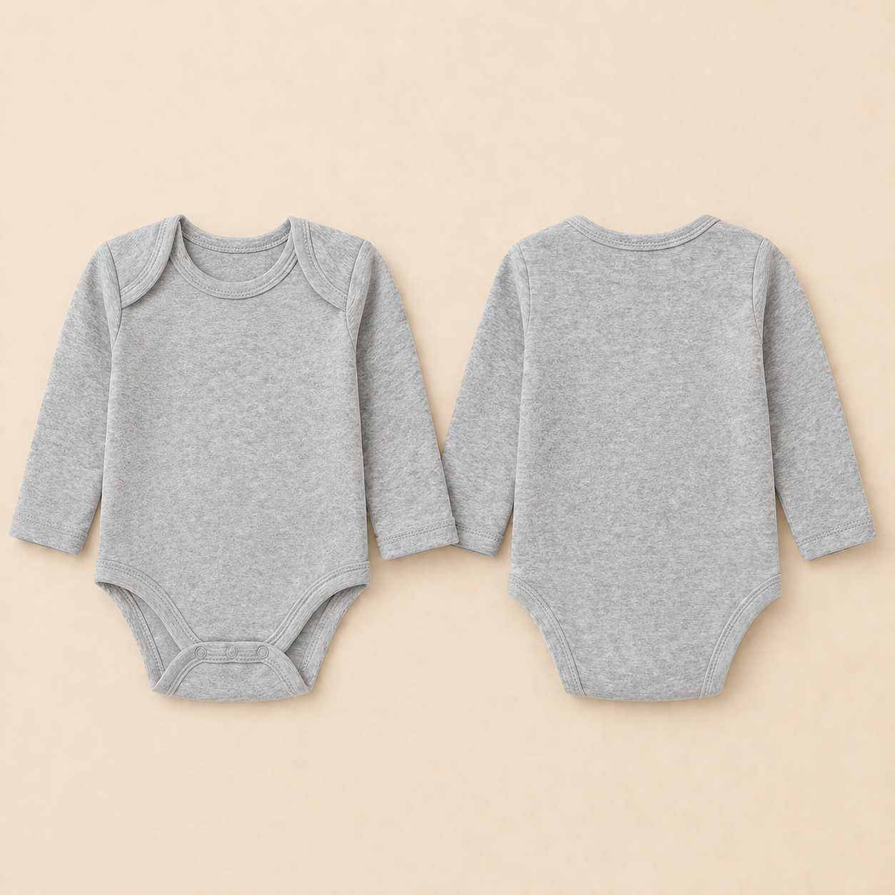 B&B Little Angels 2-Pack Baby Bodysuits – Soft Cotton Onesies