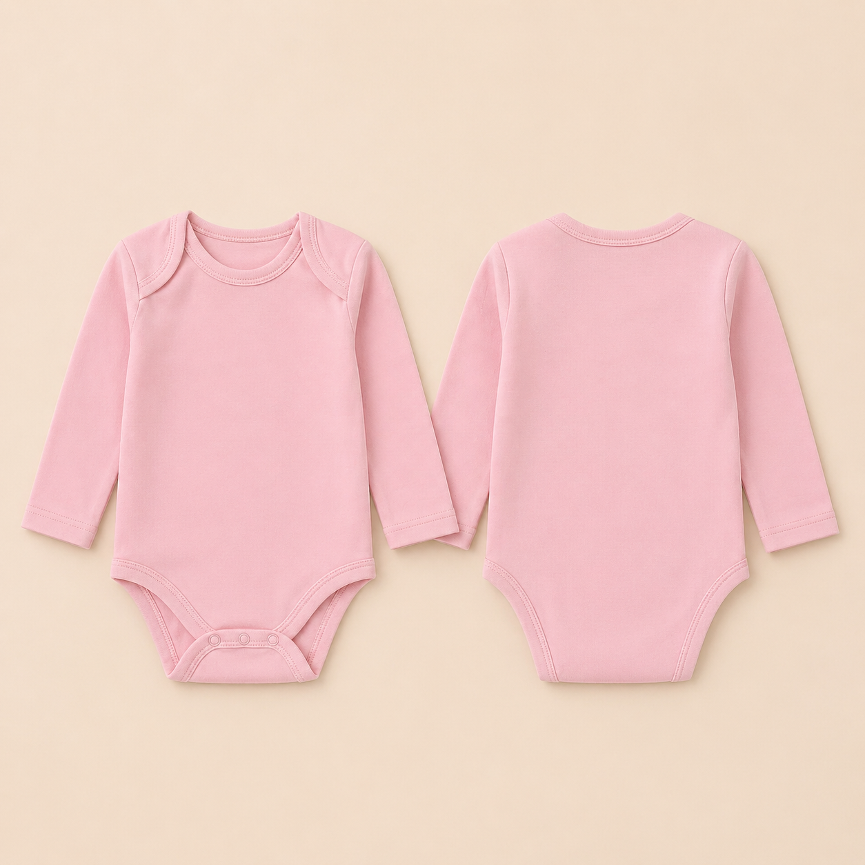 B&B Little Angels 2-Pack Baby Bodysuits – Soft Cotton Onesies