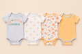 B&B Little Angels Little Bloom Onesie Set – Premium 4-Piece
