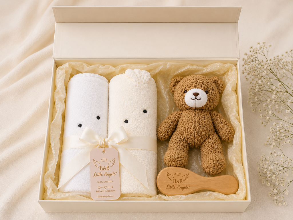 B&B Little Angels™ 🤍 Little Bear Bath & Comfort Gift Box